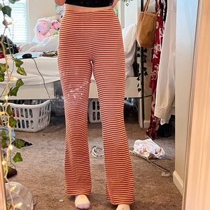 Urban outfitters Striped Flare Pants
